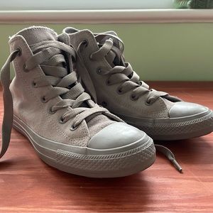 COPY - Converse - High top suede- Tan - 7.5 women’s / 5.5 men’s